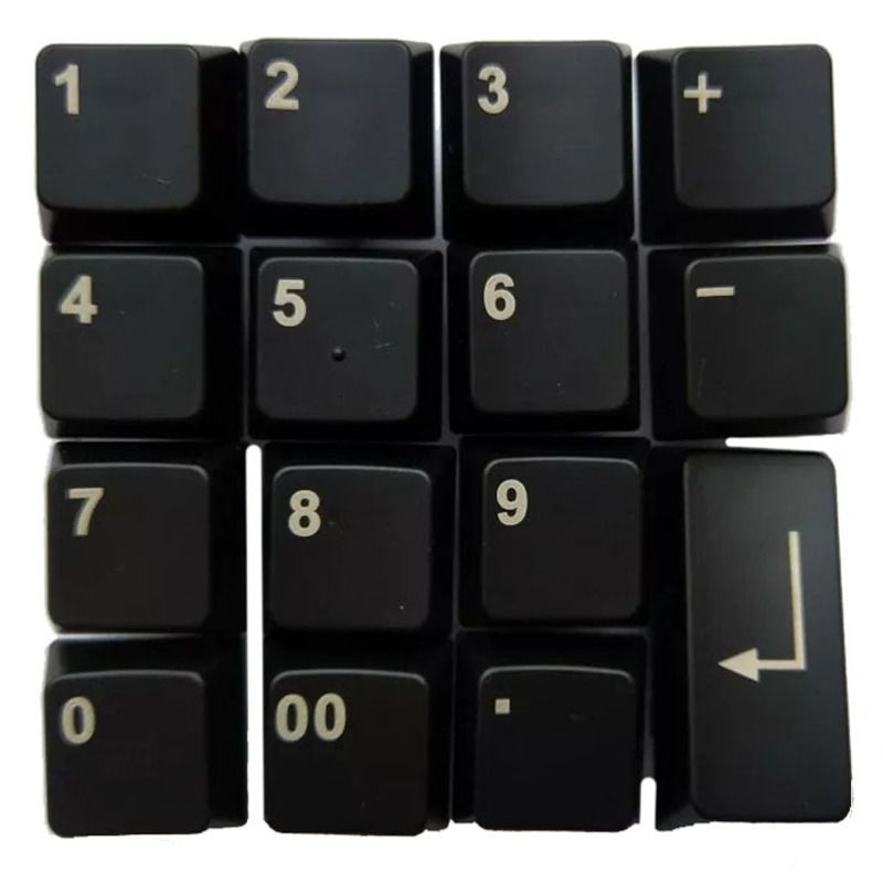 Набор кнопок с цифрами для KB-6600